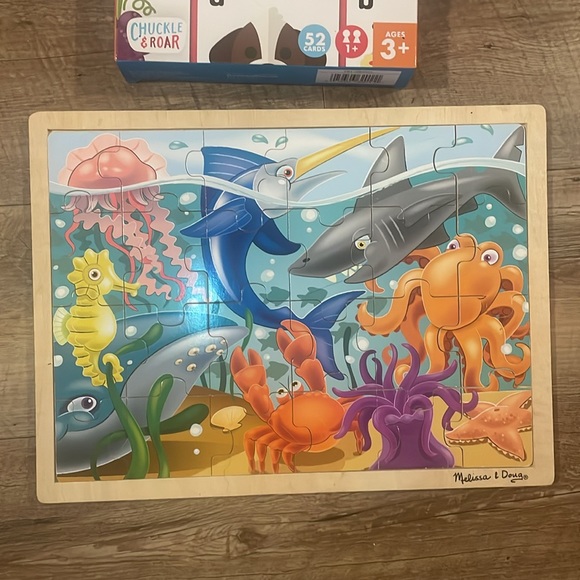 PRESCHOOL PUZZLE AND ALPHABET MATCHING GAME BUNDLE - Picture 2 of 5